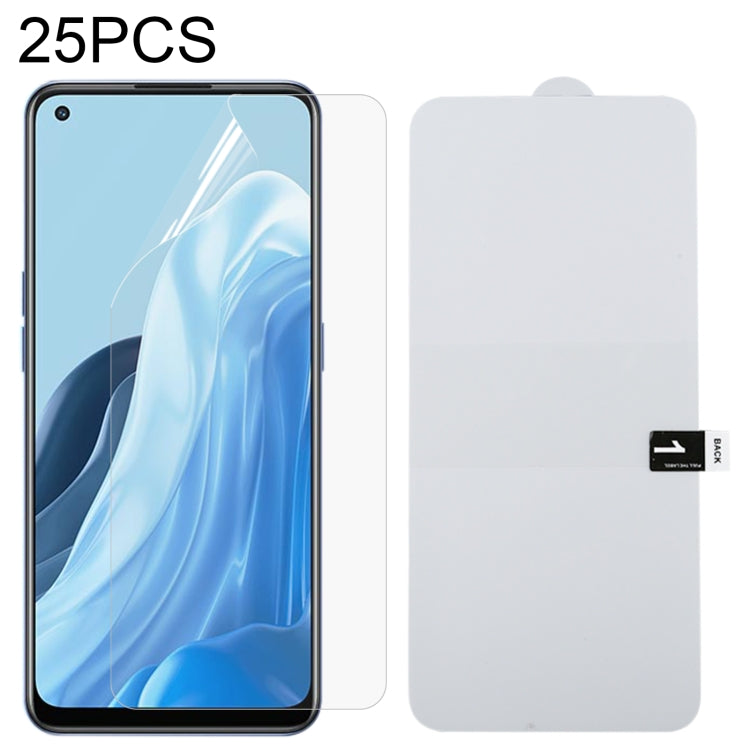25 PCS Full Screen Protector Pellicola idrogel antideflagrante, For OPPO Reno7 Z 5G / Reno7 5G (25 PCS), For Xiaomi Redmi Note 11E (25 PCS)