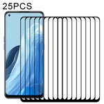 Pellicola in vetro temperato con protezione per schermo a copertura completa da 25 pezzi, For OPPO Reno7 Z 5G / Reno7 5G (25 PCS), For Xiaomi Redmi Note 11E (25 PCS)