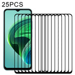 Pellicola in vetro temperato con protezione per schermo a copertura completa da 25 pezzi, For OPPO Reno7 Z 5G / Reno7 5G (25 PCS), For Xiaomi Redmi Note 11E (25 PCS)