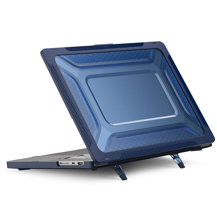 Custodia protettiva per laptop a nido d'ape PC + TPU, For MacBook Pro 16.2 inch A2485 2021