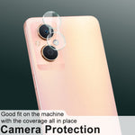 Imak Pellicola in vetro temperato per obiettivo della fotocamera posteriore integrata con copriobiettivo, For OPPO A96 5G, For vivo V23 5G / V23 Pro 5G