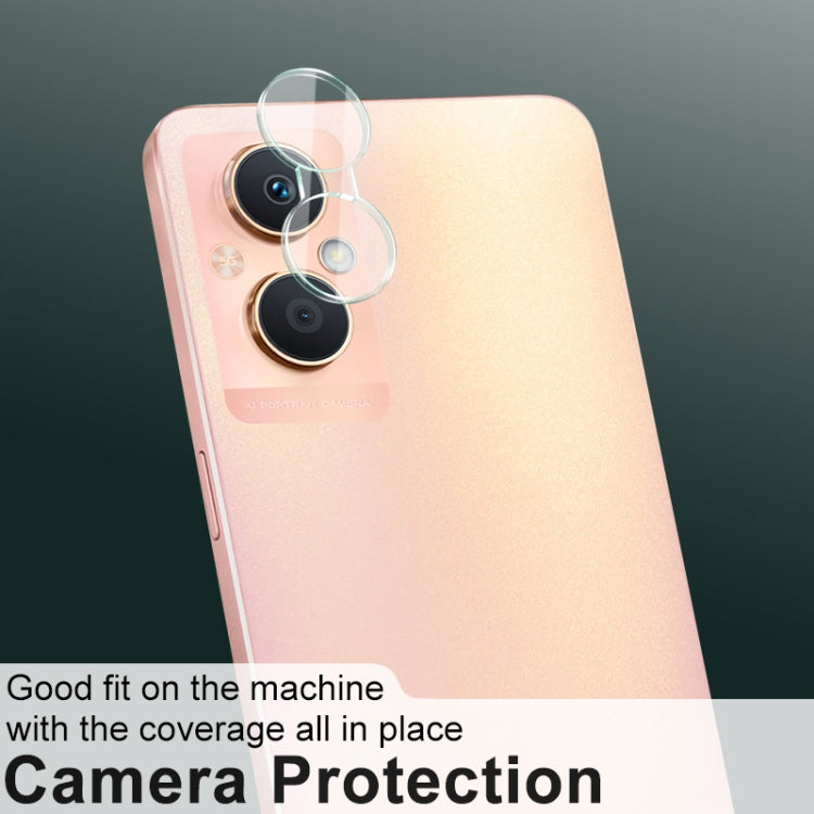Imak Pellicola in vetro temperato per obiettivo della fotocamera posteriore integrata con copriobiettivo, For OPPO A96 5G, For vivo V23 5G / V23 Pro 5G