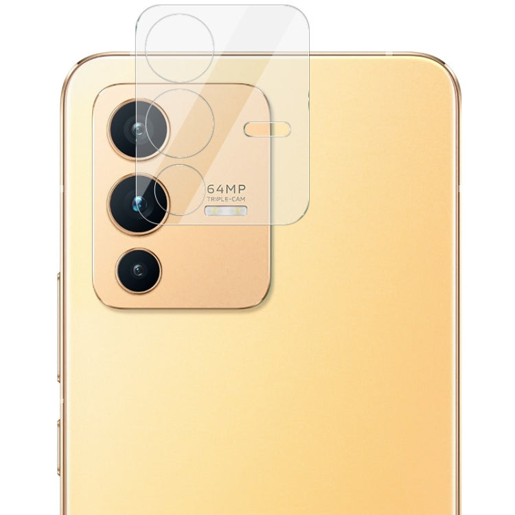 Imak Pellicola in vetro temperato per obiettivo della fotocamera posteriore integrata con copriobiettivo, For OPPO A96 5G, For vivo V23 5G / V23 Pro 5G