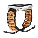 Cinturino in perline di legno per Apple Watch Series, 7 41mm / 6&SE&5&4 40mm / 3&2&1 38mm, 7 45mm / 6&SE&5&4 44mm / 3&2&1 42mm