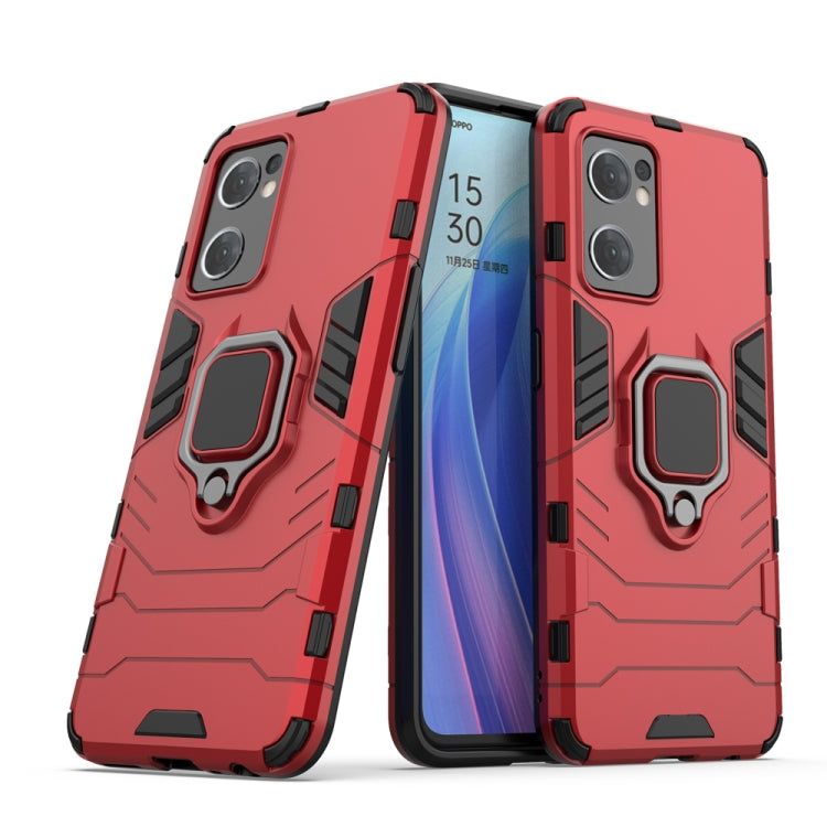 Custodia protettiva antiurto per PC + TPU con supporto per anello magnetico, For OPPO Reno7 5G International Version, For Xiaomi Redmi Note 11 / Note 11S Global