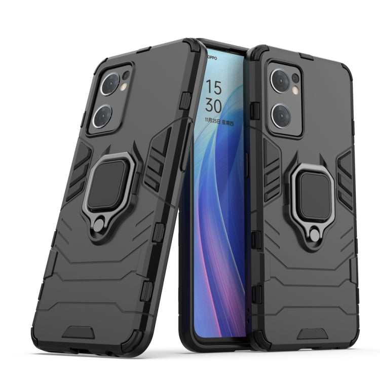 Custodia protettiva antiurto per PC + TPU con supporto per anello magnetico, For OPPO Reno7 5G International Version, For Xiaomi Redmi Note 11 / Note 11S Global