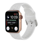 Cinturino in silicone scavato per la serie Apple Watch, 7 41mm / 6&SE&5&4 40mm / 3&2&1 38mm
