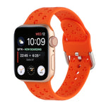 Cinturino in silicone scavato per la serie Apple Watch, 7 41mm / 6&SE&5&4 40mm / 3&2&1 38mm