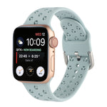 Cinturino in silicone scavato per la serie Apple Watch, 7 41mm / 6&SE&5&4 40mm / 3&2&1 38mm