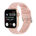 Cinturino in silicone scavato per la serie Apple Watch, 7 45mm / 6&SE&5&4 44mm / 3&2&1 42mm