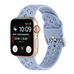 Cinturino in silicone scavato per la serie Apple Watch, 7 45mm / 6&SE&5&4 44mm / 3&2&1 42mm