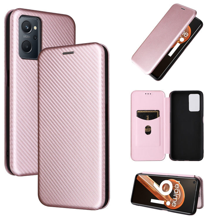 Custodia per telefono in PU con vibrazione orizzontale magnetica in fibra di carbonio, For OPPO Realme 9i / A36, For Blackview A55, For Ulefone Note 13P, For Samsung Galaxy A23 5G