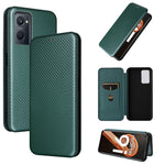 Custodia per telefono in PU con vibrazione orizzontale magnetica in fibra di carbonio, For OPPO Realme 9i / A36, For Blackview A55, For Ulefone Note 13P, For Samsung Galaxy A23 5G
