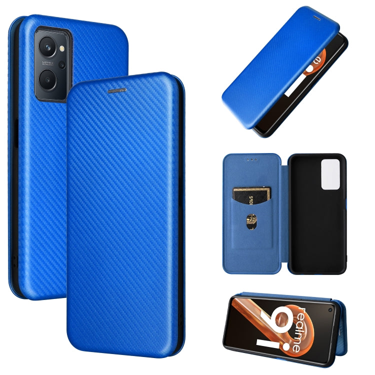 Custodia per telefono in PU con vibrazione orizzontale magnetica in fibra di carbonio, For OPPO Realme 9i / A36, For Blackview A55, For Ulefone Note 13P, For Samsung Galaxy A23 5G