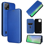 Custodia per telefono in PU con vibrazione orizzontale magnetica in fibra di carbonio, For OPPO Realme 9i / A36, For Blackview A55, For Ulefone Note 13P, For Samsung Galaxy A23 5G
