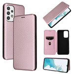 Custodia per telefono in PU con vibrazione orizzontale magnetica in fibra di carbonio, For OPPO Realme 9i / A36, For Blackview A55, For Ulefone Note 13P, For Samsung Galaxy A23 5G