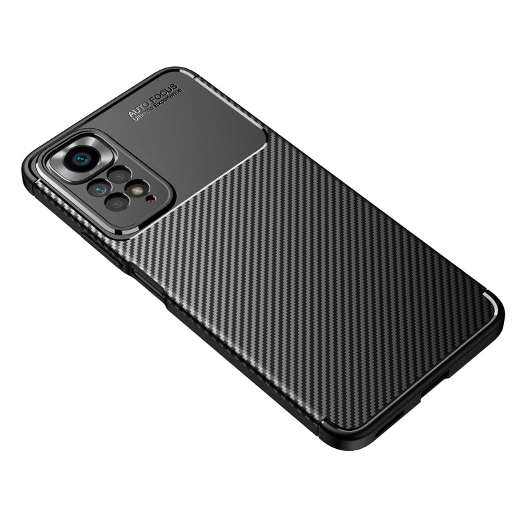 Custodia per telefono in TPU antiurto con struttura in fibra di carbonio, For Xiaomi Redmi Note 11 Pro Overseas Version(Precise Hole), For Xiaomi Poco X4 Pro 5G