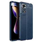 Custodia per telefono antiurto in TPU con texture Litchi, For Redmi Note 11 Pro Overseas Version, For Xiaomi Poco X4 Pro 5G