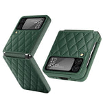 Custodia per telefono con cerniera a rombo, For Samsung Galaxy Z Flip3 5G