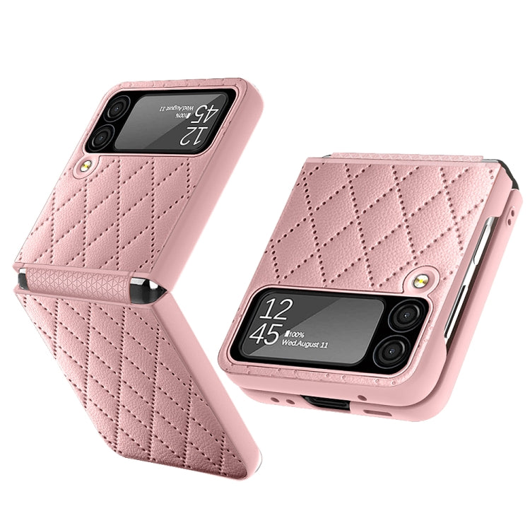 Custodia per telefono con cerniera a rombo, For Samsung Galaxy Z Flip3 5G