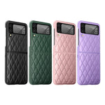 Custodia per telefono con cerniera a rombo, For Samsung Galaxy Z Flip3 5G