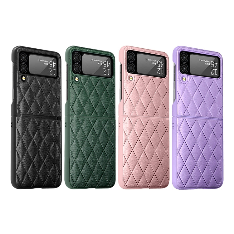 Custodia per telefono con cerniera a rombo, For Samsung Galaxy Z Flip3 5G