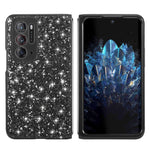 Custodia per telefono pieghevole in TPU antiurto con polvere glitterata, For Huawei P50 Pocket, For OPPO Find N
