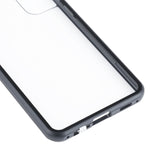 Custodia per telefono in vetro temperato in metallo magnetico HD, For Samsung Galaxy S21 FE 5G