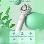 Ventilatore elettrico a collo USB portatile 2000mAh