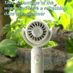 Ventilatore elettrico a collo USB portatile 2000mAh