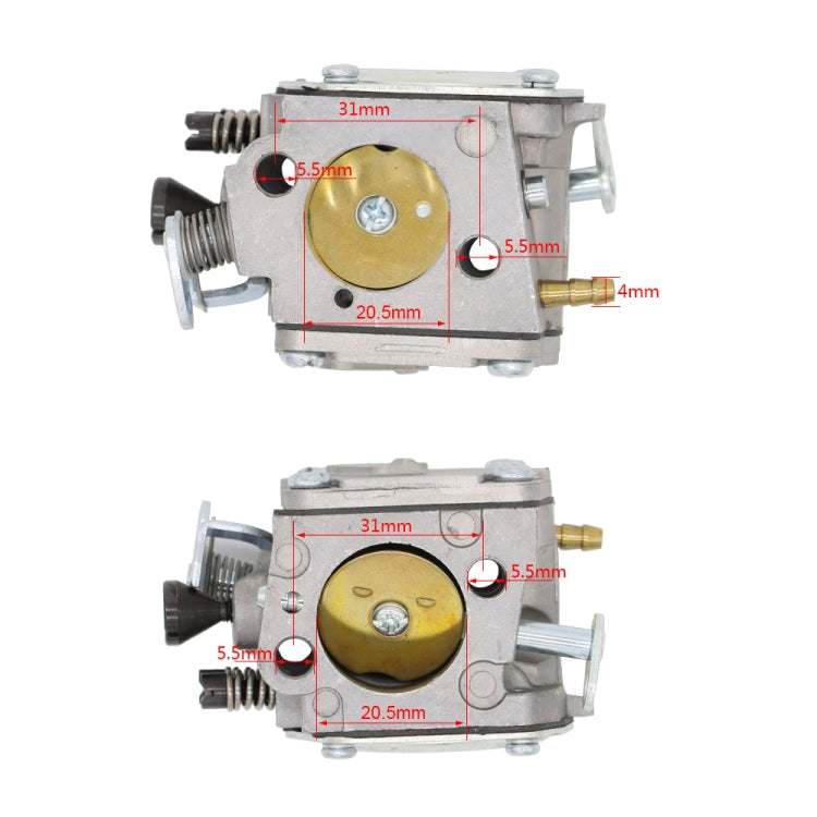 Carburatore per motosega 503280316 per Husqvarna 61 268 266 272 XP, Carburetor for Husqvarna 61