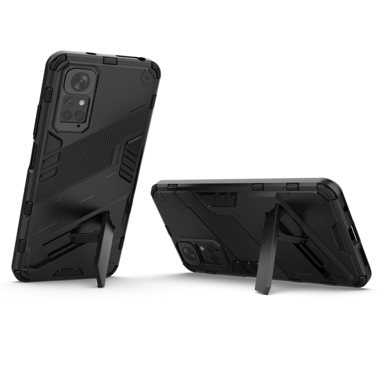 Punk Armor 2 in 1 PC + custodia per telefono antiurto in TPU con supporto invisibile, For Xiaomi Redmi Note 11 / Note 11S Global