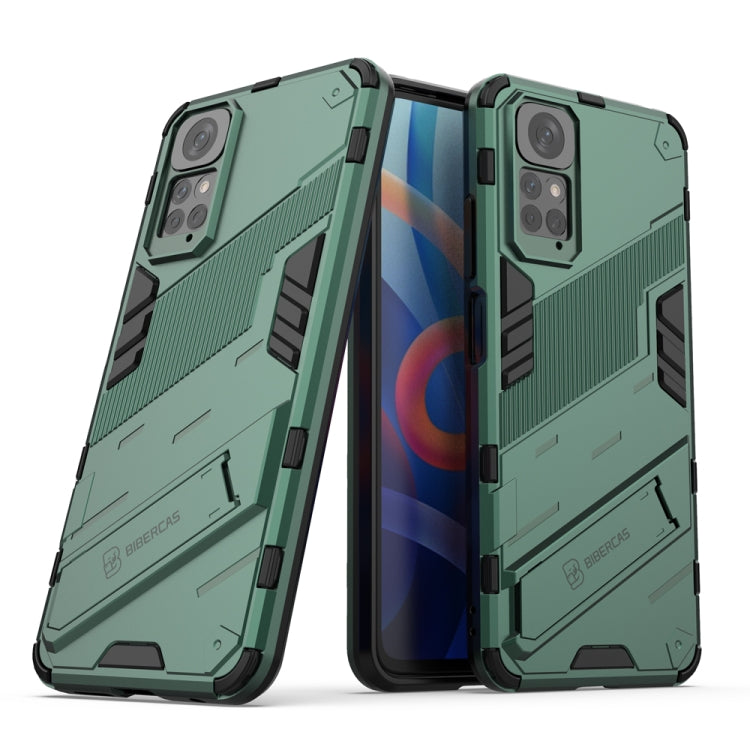 Punk Armor 2 in 1 PC + custodia per telefono antiurto in TPU con supporto invisibile, For Xiaomi Redmi Note 11 / Note 11S Global
