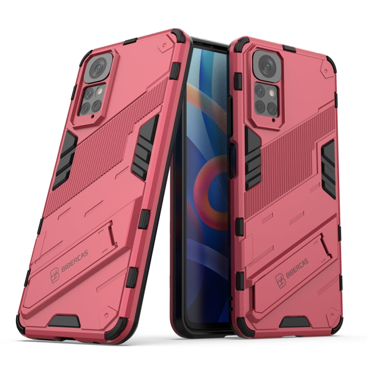 Punk Armor 2 in 1 PC + custodia per telefono antiurto in TPU con supporto invisibile, For Xiaomi Redmi Note 11 / Note 11S Global
