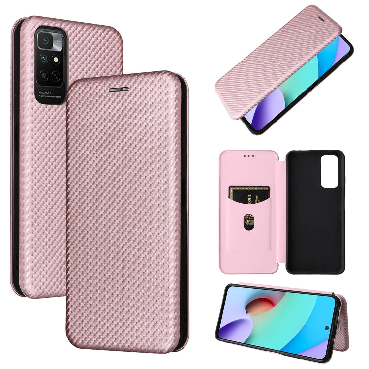 Custodia per telefono in PU con vibrazione orizzontale magnetica in fibra di carbonio, For Xiaomi Redmi Note 11 / Note 11S Global, For Motorola Edge X30