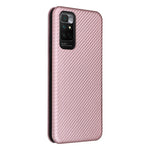 Custodia per telefono in PU con vibrazione orizzontale magnetica in fibra di carbonio, For Xiaomi Redmi Note 11 / Note 11S Global, For Motorola Edge X30
