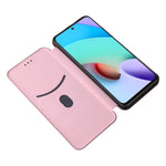 Custodia per telefono in PU con vibrazione orizzontale magnetica in fibra di carbonio, For Xiaomi Redmi Note 11 / Note 11S Global, For Motorola Edge X30
