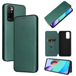Custodia per telefono in PU con vibrazione orizzontale magnetica in fibra di carbonio, For Xiaomi Redmi Note 11 / Note 11S Global, For Motorola Edge X30