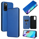 Custodia per telefono in PU con vibrazione orizzontale magnetica in fibra di carbonio, For Xiaomi Redmi Note 11 / Note 11S Global, For Motorola Edge X30
