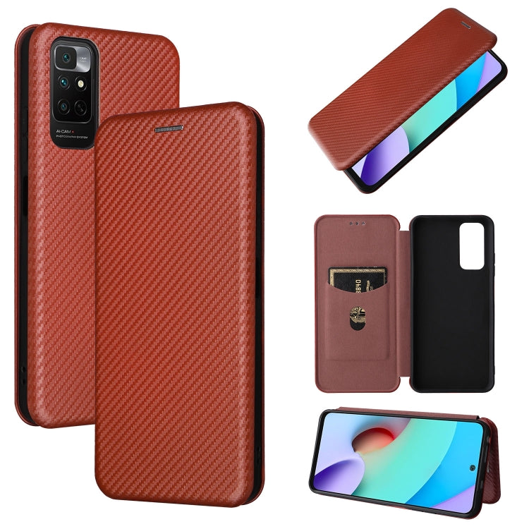 Custodia per telefono in PU con vibrazione orizzontale magnetica in fibra di carbonio, For Xiaomi Redmi Note 11 / Note 11S Global, For Motorola Edge X30