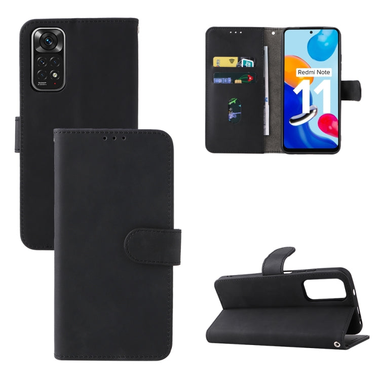 Custodia per telefono in pelle con fibbia magnetica Skin Feel, For OPPO Realme 9i / A36, For OPPO Realme GT2 Pro 5G, For Xiaomi Redmi Note 11 / Note 11S Global, For Xiaomi Redmi Note 11 Pro 5G Foreign Version / Note 11 Pro+