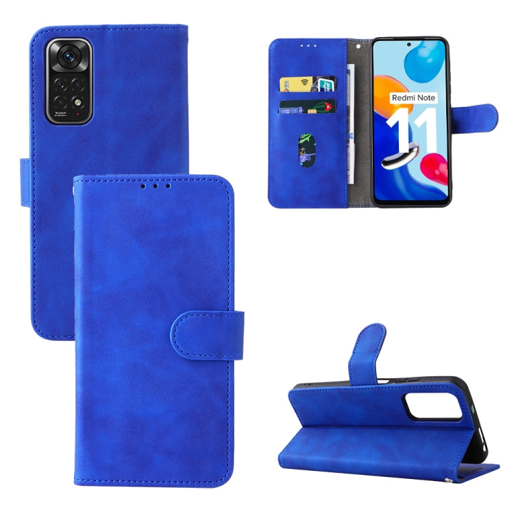 Custodia per telefono in pelle con fibbia magnetica Skin Feel, For OPPO Realme 9i / A36, For OPPO Realme GT2 Pro 5G, For Xiaomi Redmi Note 11 / Note 11S Global, For Xiaomi Redmi Note 11 Pro 5G Foreign Version / Note 11 Pro+