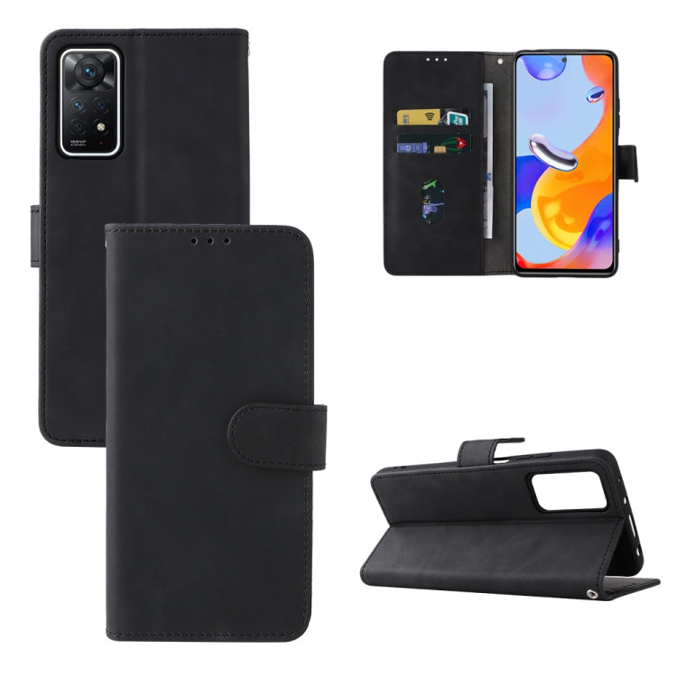 Custodia per telefono in pelle con fibbia magnetica Skin Feel, For OPPO Realme 9i / A36, For OPPO Realme GT2 Pro 5G, For Xiaomi Redmi Note 11 / Note 11S Global, For Xiaomi Redmi Note 11 Pro 5G Foreign Version / Note 11 Pro+