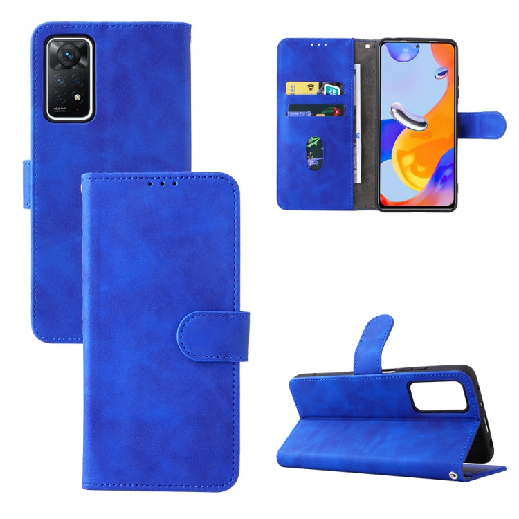 Custodia per telefono in pelle con fibbia magnetica Skin Feel, For OPPO Realme 9i / A36, For OPPO Realme GT2 Pro 5G, For Xiaomi Redmi Note 11 / Note 11S Global, For Xiaomi Redmi Note 11 Pro 5G Foreign Version / Note 11 Pro+