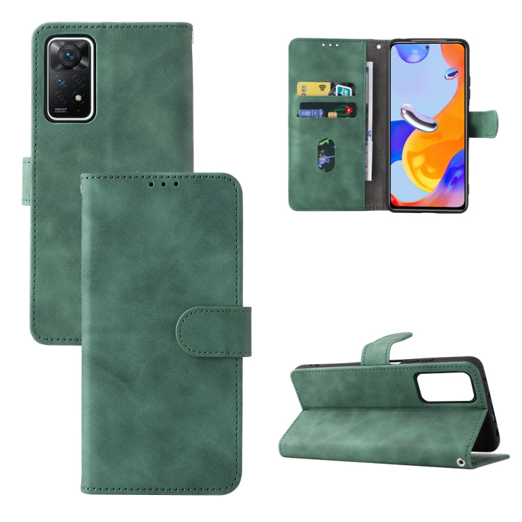 Custodia per telefono in pelle con fibbia magnetica Skin Feel, For OPPO Realme 9i / A36, For OPPO Realme GT2 Pro 5G, For Xiaomi Redmi Note 11 / Note 11S Global, For Xiaomi Redmi Note 11 Pro 5G Foreign Version / Note 11 Pro+