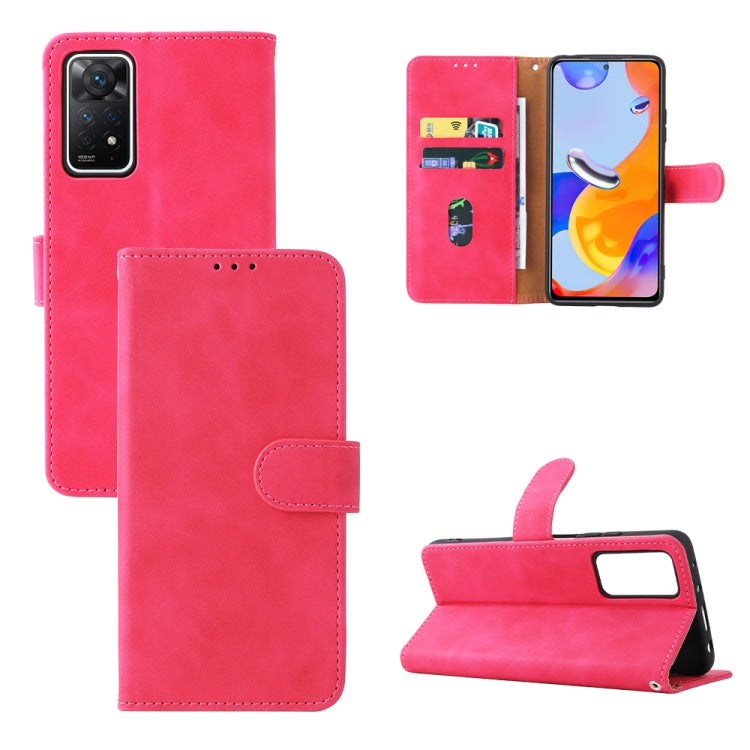 Custodia per telefono in pelle con fibbia magnetica Skin Feel, For OPPO Realme 9i / A36, For OPPO Realme GT2 Pro 5G, For Xiaomi Redmi Note 11 / Note 11S Global, For Xiaomi Redmi Note 11 Pro 5G Foreign Version / Note 11 Pro+