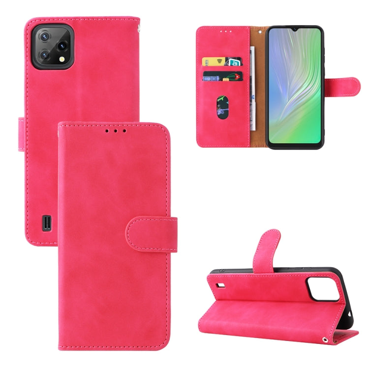 Custodia per telefono in pelle con fibbia magnetica Skin Feel, For Blackview A55