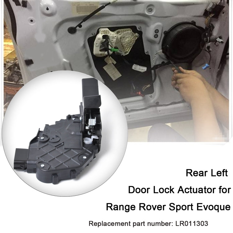 Motore attuatore serratura porta posteriore sinistra auto LR011303 per Land Rover, A1608-03