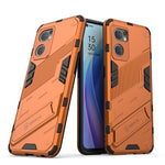 Punk Armor 2 in 1 PC + custodia per telefono antiurto in TPU con supporto invisibile, For OPPO Reno7 5G Global / Find X5 Lite