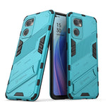 Punk Armor 2 in 1 PC + custodia per telefono antiurto in TPU con supporto invisibile, For OPPO Reno7 5G Global / Find X5 Lite